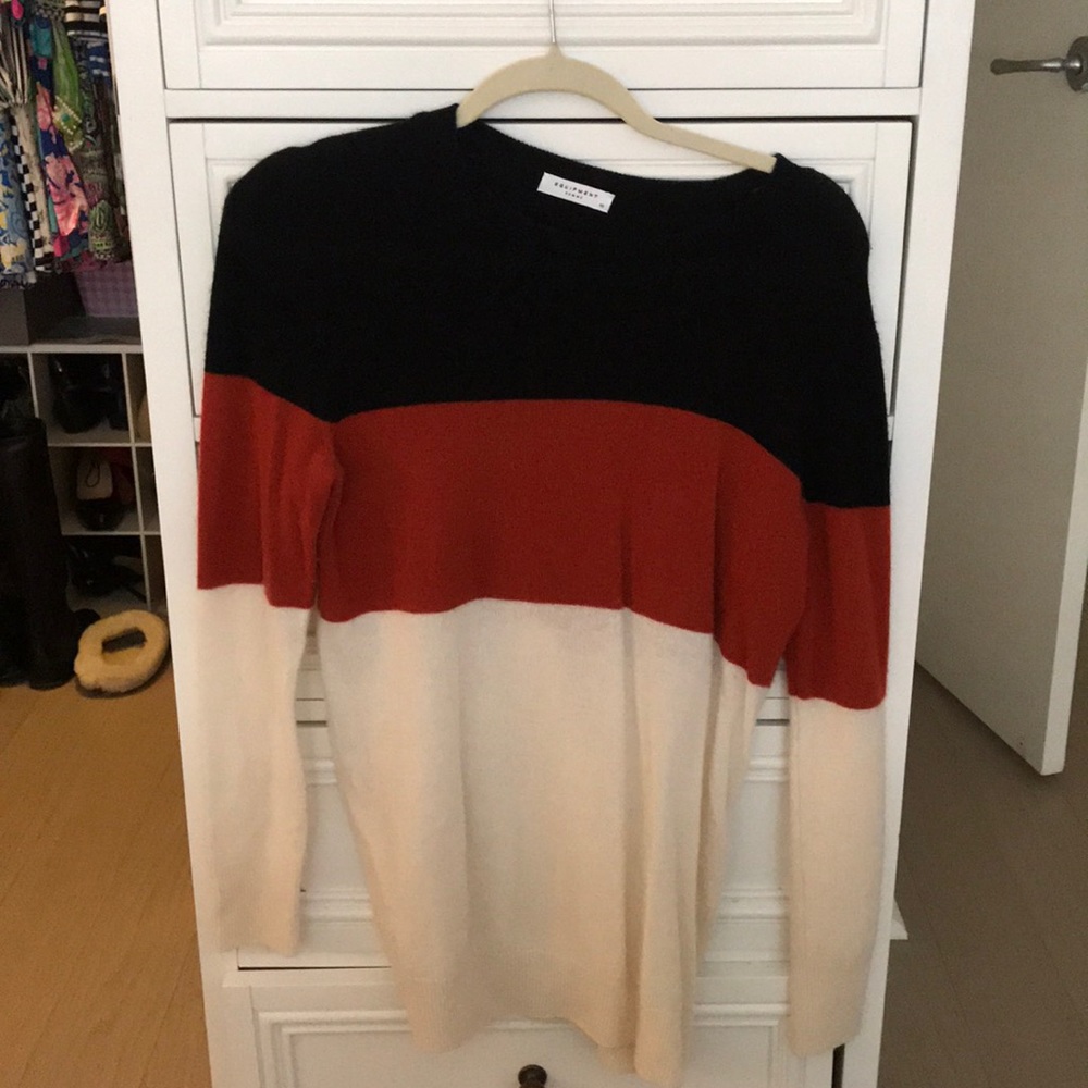 Equipment long cashmere sweater
